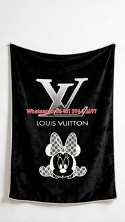 LV x Minnie Flannel Blanket Monogram Minnie Throw 054